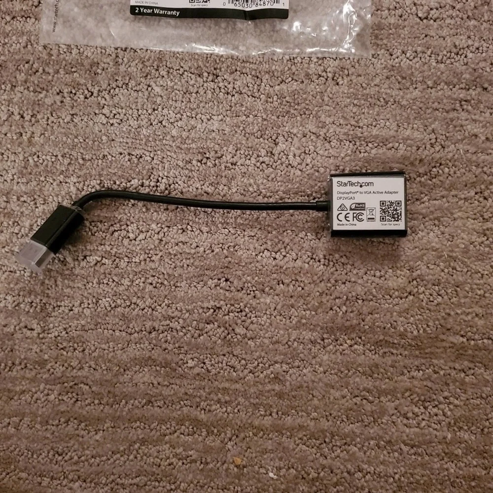 Display port to VGA adapter